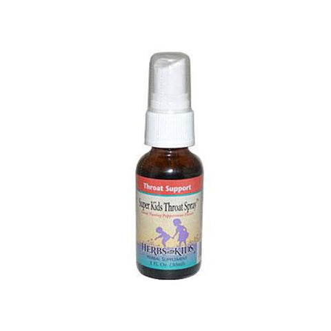 Herbs For Kids Super Kid's Throat Spray Peppermint - 1 Fl Oz