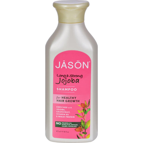 Jason Pure Natural Shampoo Long And Strong Jojoba - 16 Fl Oz
