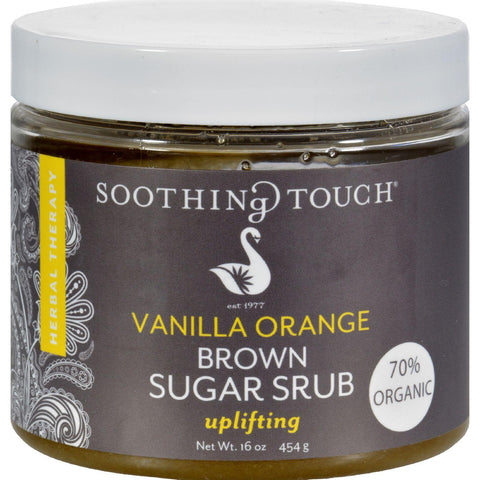 Soothing Touch Brown Sugar Scrub - Vanilla Orange - 16 Oz