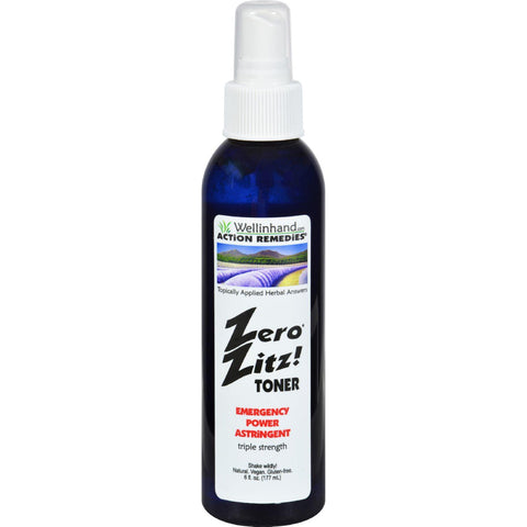 Wellinhand Zero Zitz Emergency Power Astringent Toner - 4 Fl Oz