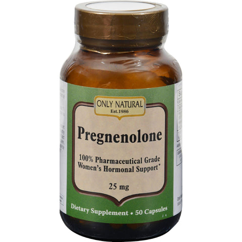 Only Natural Pregnenolone - 25 Mg - 50 Capsules