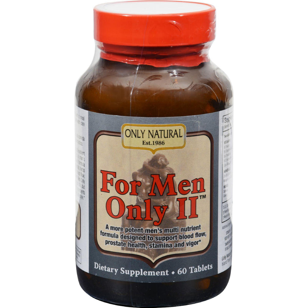 Only Natural For Men Only Ii - 60 Tablets