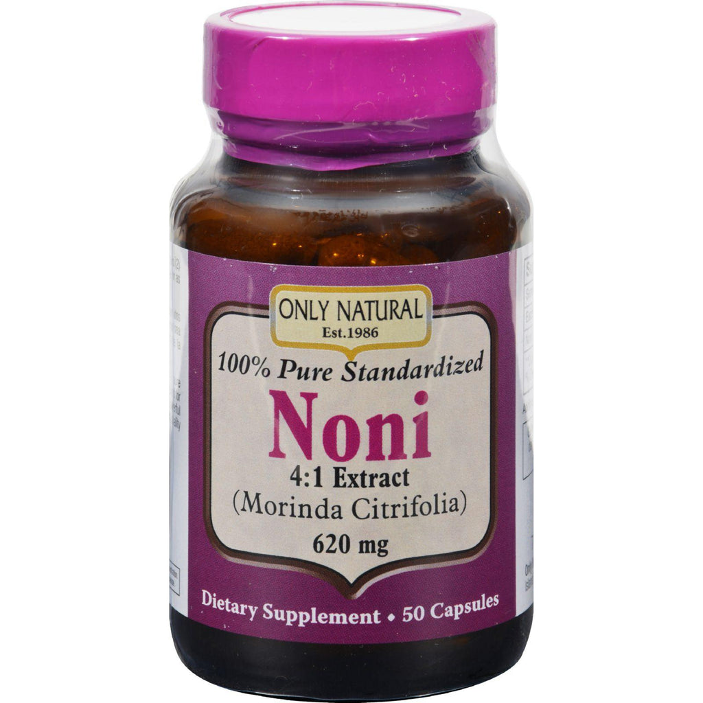 Only Natural Noni 100% Standard - 620 Mg - 50 Caps