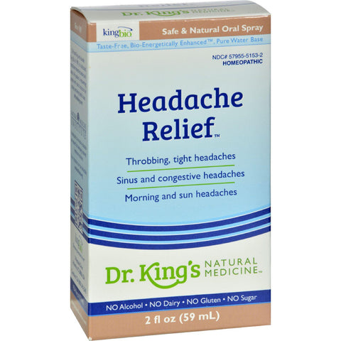 King Bio Homeopathic Headache Relief - 2 Fl Oz