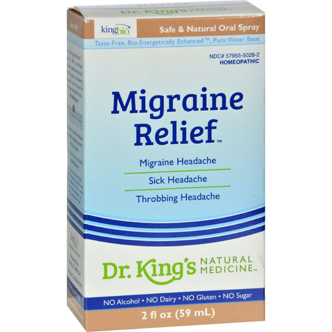 King Bio Homeopathic Migraine Relief - 2 Fl Oz