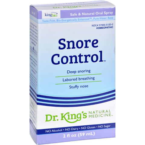 King Bio Homeopathic Snore Control - 2 Fl Oz