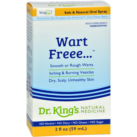 King Bio Homeopathic Wart Free - 2 Fl Oz