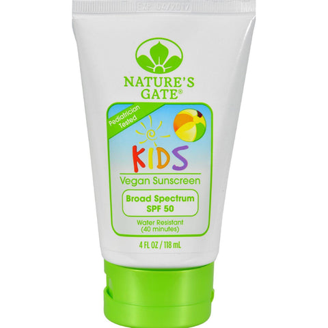 Nature's Gate Kid's Block Spf 50 Sunscreen Lotion - 4 Fl Oz