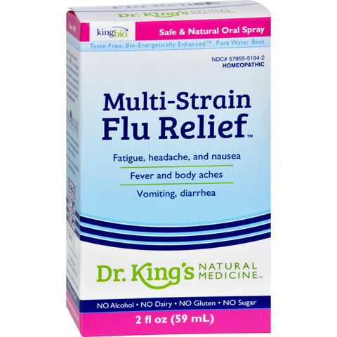 King Bio Homeopathic Multi-strain Influenza - 2 Fl Oz