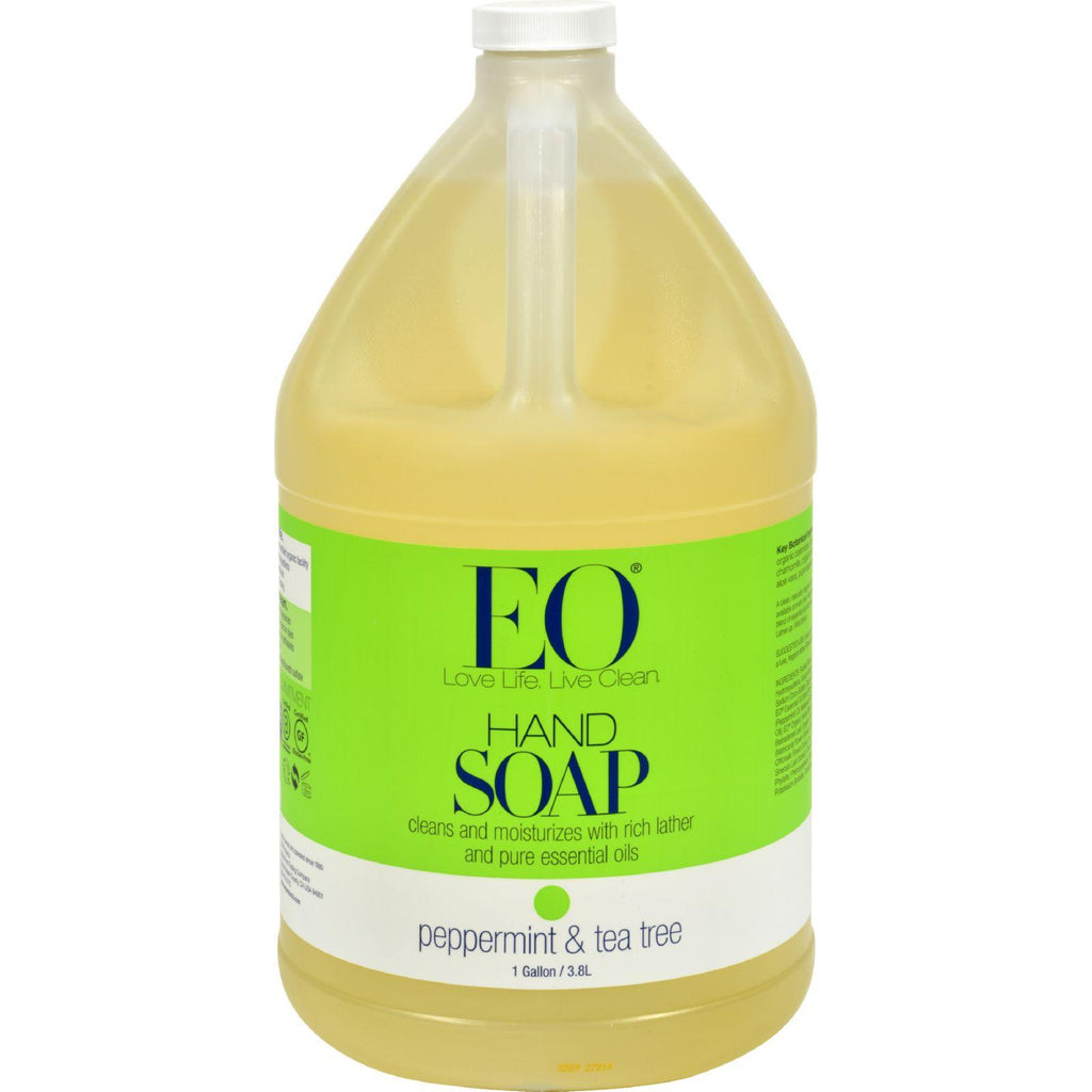 Eo Products Hand Soap Refill - Peppermint - 128 Oz