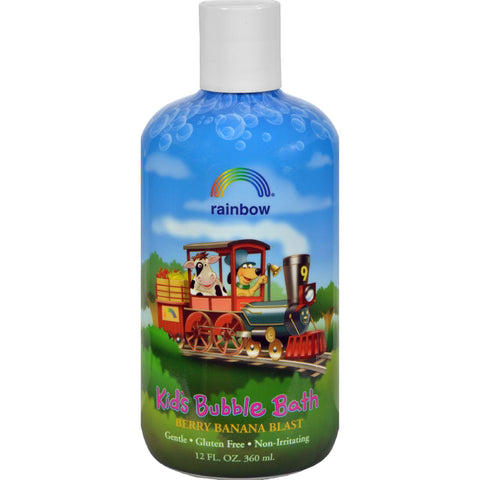 Rainbow Research Organic Herbal Bubble Bath For Kids Berry Banana Blast - 12 Fl Oz
