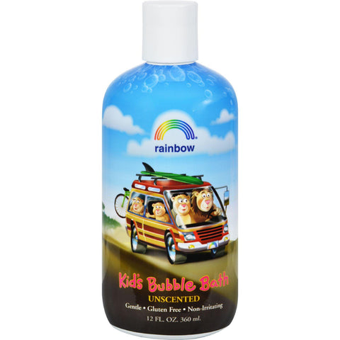 Rainbow Research Organic Herbal Bubble Bath For Kids Unscented - 12 Fl Oz