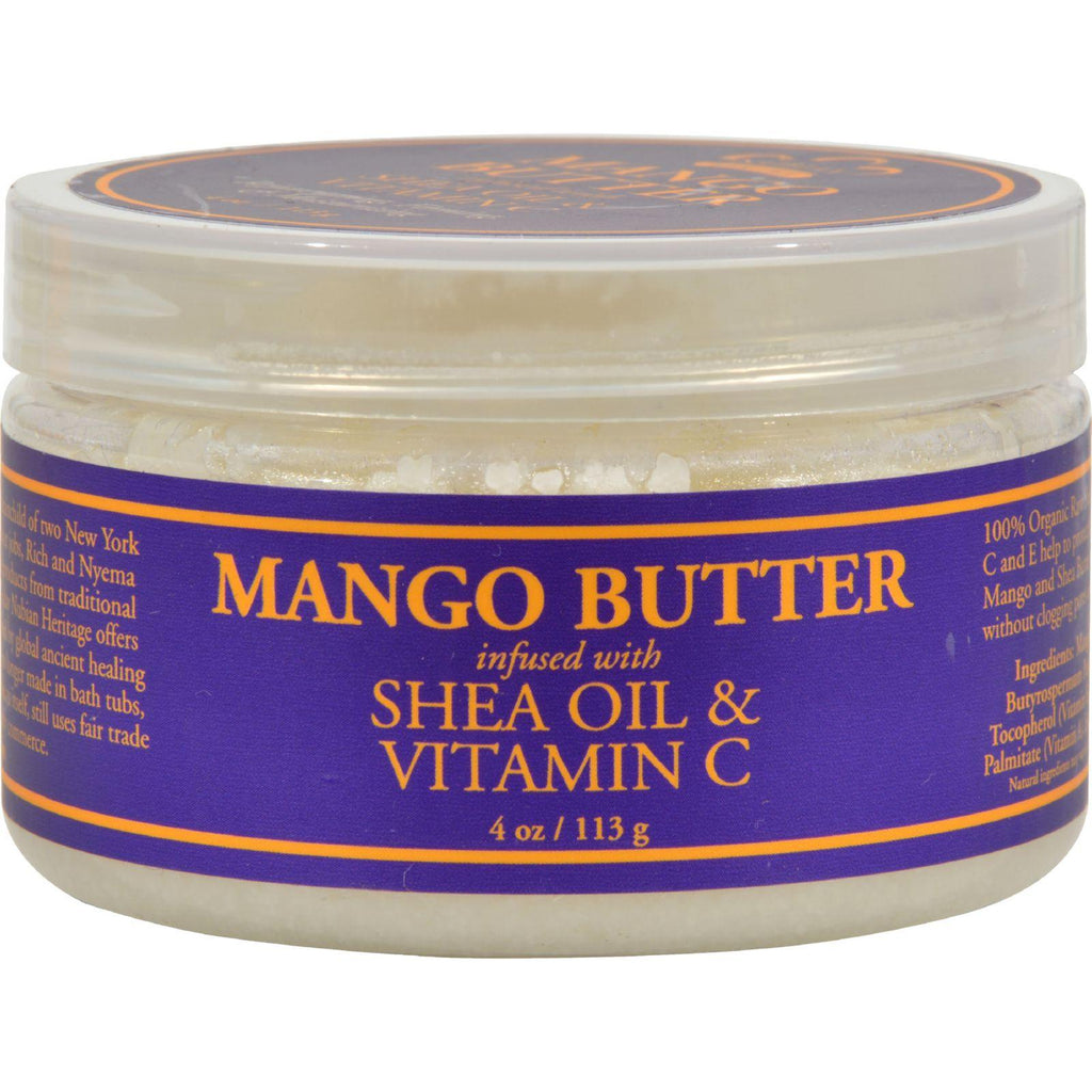 Nubian Heritage Mango Butter Infused With Shea Oil And Vitamin C - 4 Oz