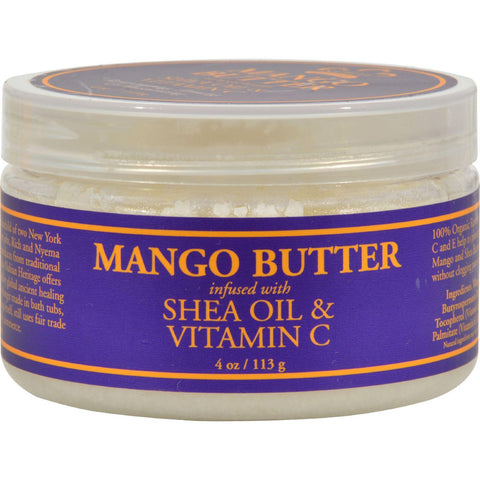 Nubian Heritage Mango Butter Infused With Shea Oil And Vitamin C - 4 Oz