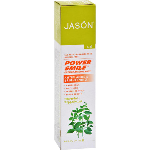 Jason Powersmile Enzyme Brightening Gel Natural Toothpaste - 4.2 Oz