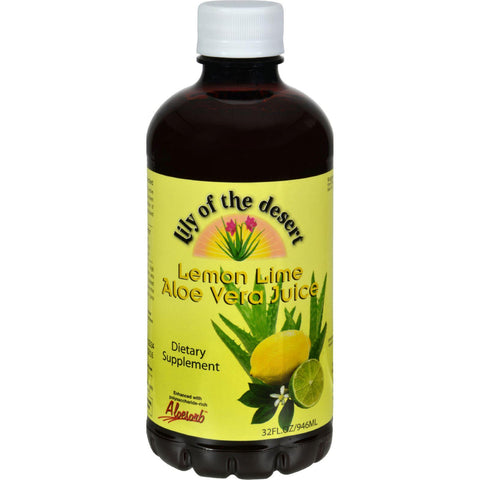 Lily Of The Desert Aloe Vera Juice Lemon Lime - 32 Fl Oz
