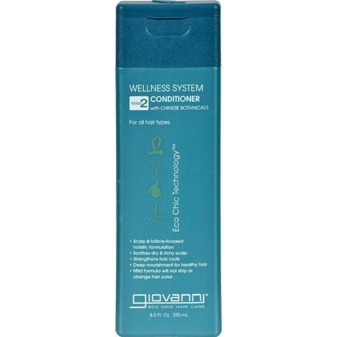 Giovanni Wellness System Step 2 Conditioner With Chinese Botanicals - 8.5 Fl Oz