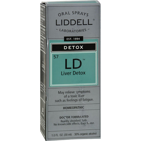 Liddell Homeopathic Liver Detox Spray - 1 Fl Oz
