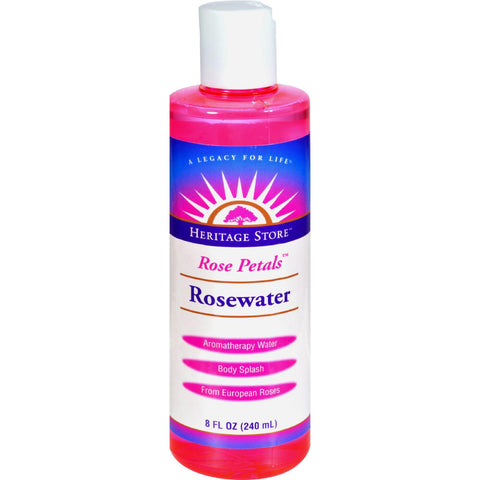 Heritage Products Rose Petals Rosewater - 8 Fl Oz