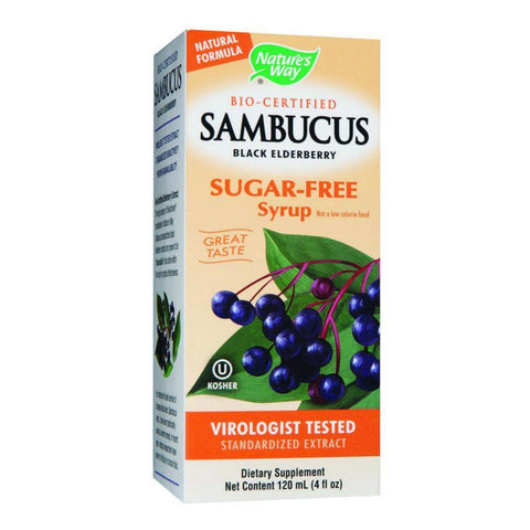 Nature's Way Sambucus - Syrup - Sugar Free - 4 Oz