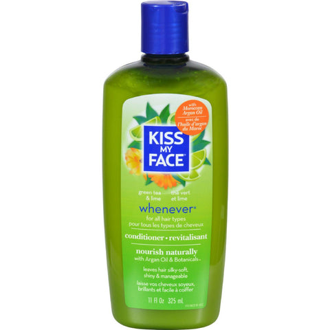 Kiss My Face Whenever Conditioner Green Tea And Lime - 11 Fl Oz