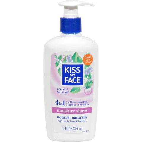 Kiss My Face Moisture Shave Peaceful Patchouli - 11 Fl Oz