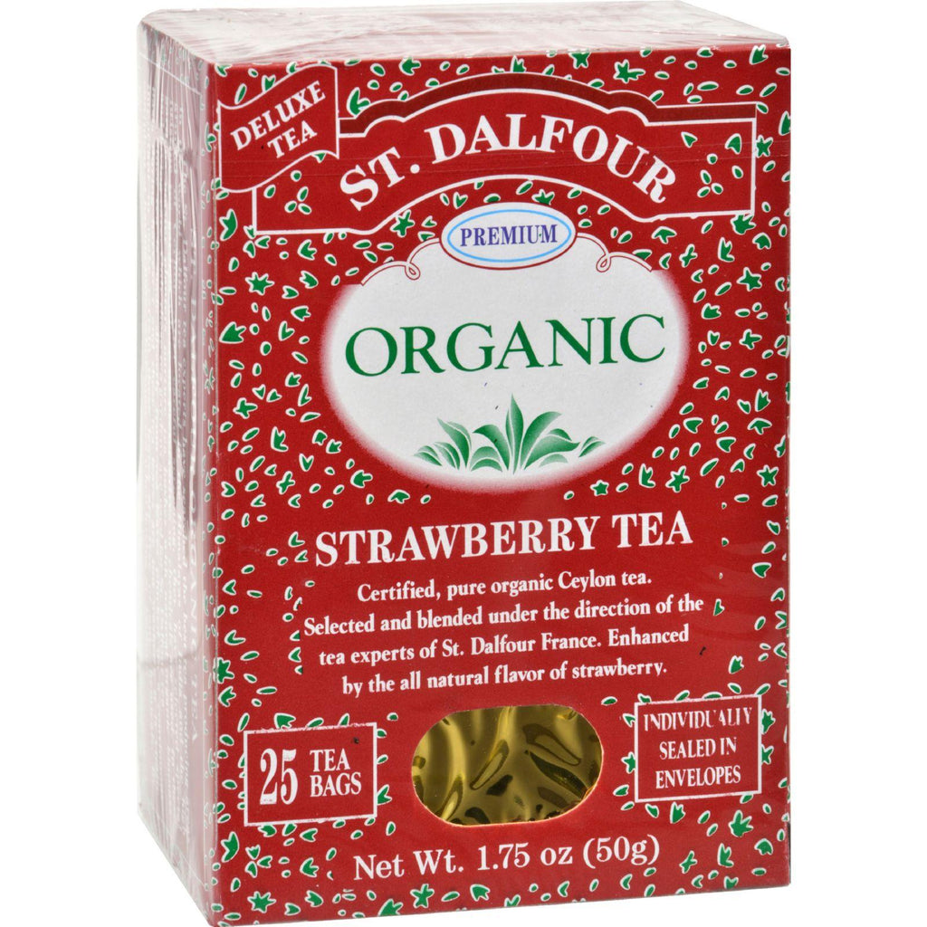 St Dalfour Organic Tea Strawberry - 25 Tea Bags