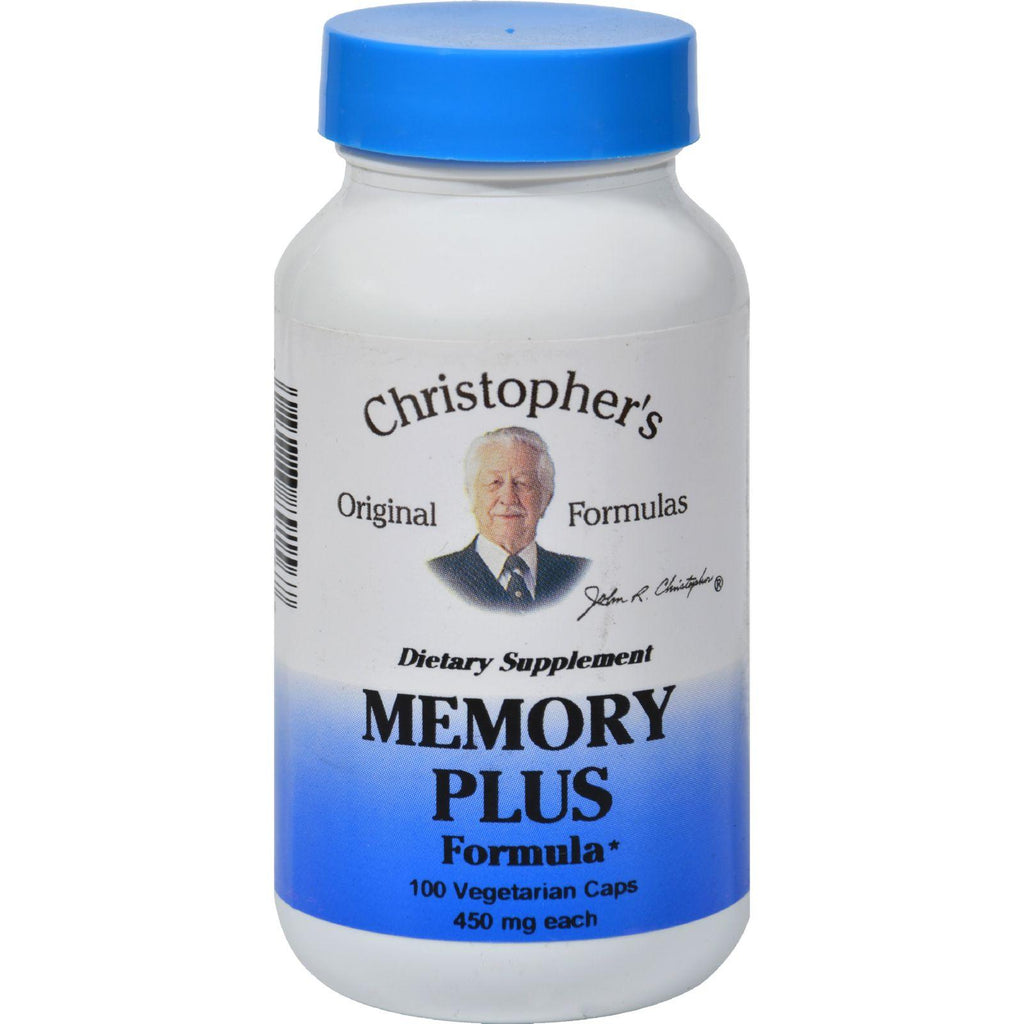 Dr. Christopher's Original Formulas Memory Plus Formula - 450 Mg -100 Caps