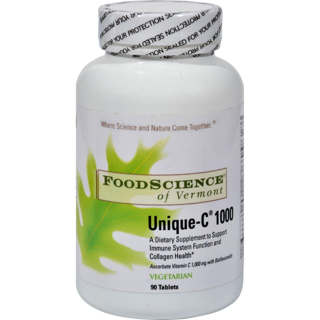Foodscience Of Vermont Unique-c 1000 - 90 Vegetarian Tablets