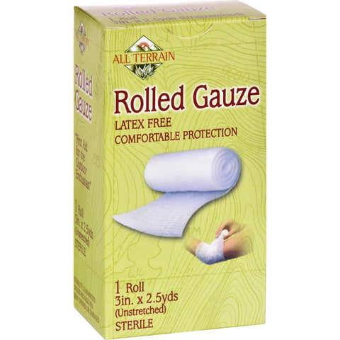 All Terrain Gauze - Rolled - 3 Inches X 2.5 Yards - 1 Roll