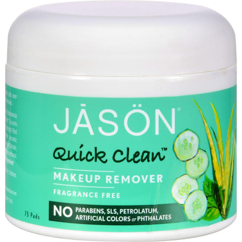 Jason Quick Clean Make-up Remover Fragrance Free - 75 Pads