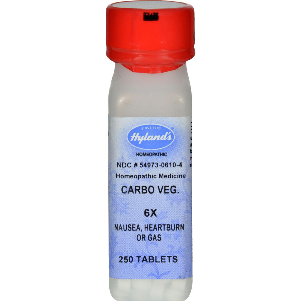 Hylands Homeopathic Carbo Vegetabilis 6x - 250 Tablets