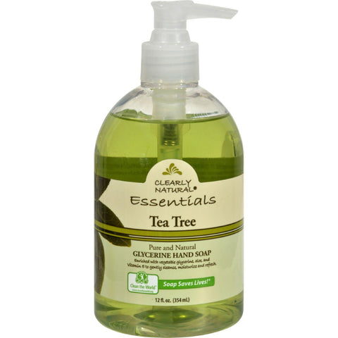 Clearly Natural Pure And Natural Glycerine Hand Soap Tea Tree - 12 Fl Oz