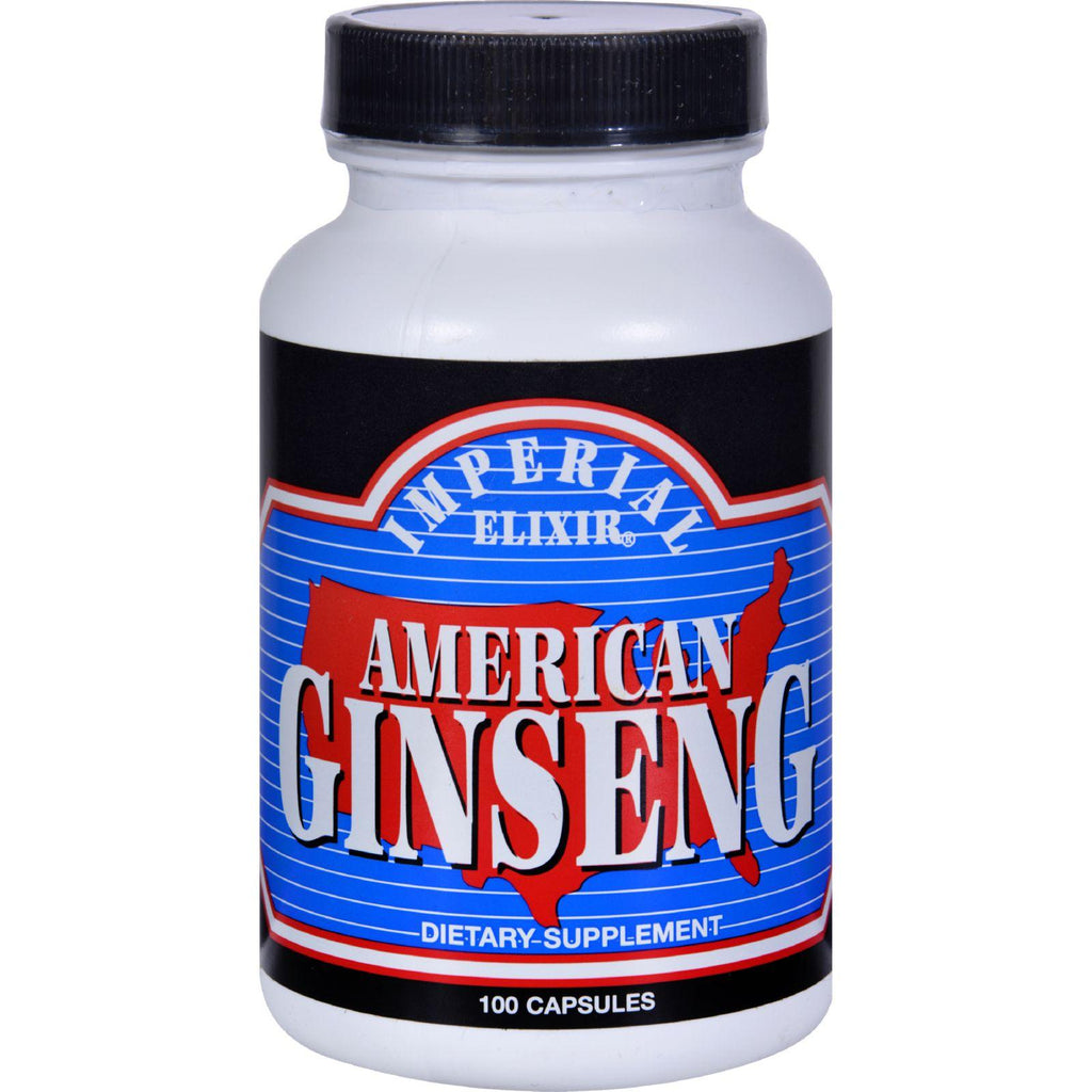 Imperial Elixir American Ginseng - 100 Capsules