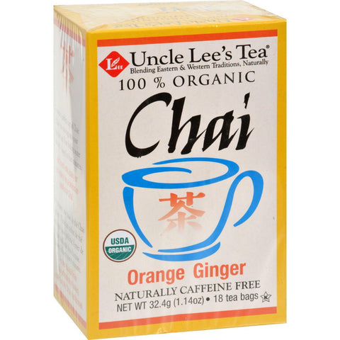 Uncle Lee's Tea Og1 Orng Ginger Chai - 18 Bags
