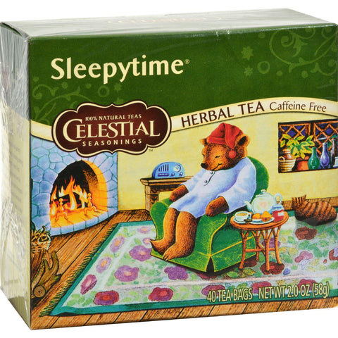 Celestial Seasonings Sleepytime Herbal Tea Caffeine Free - 40 Tea Bags