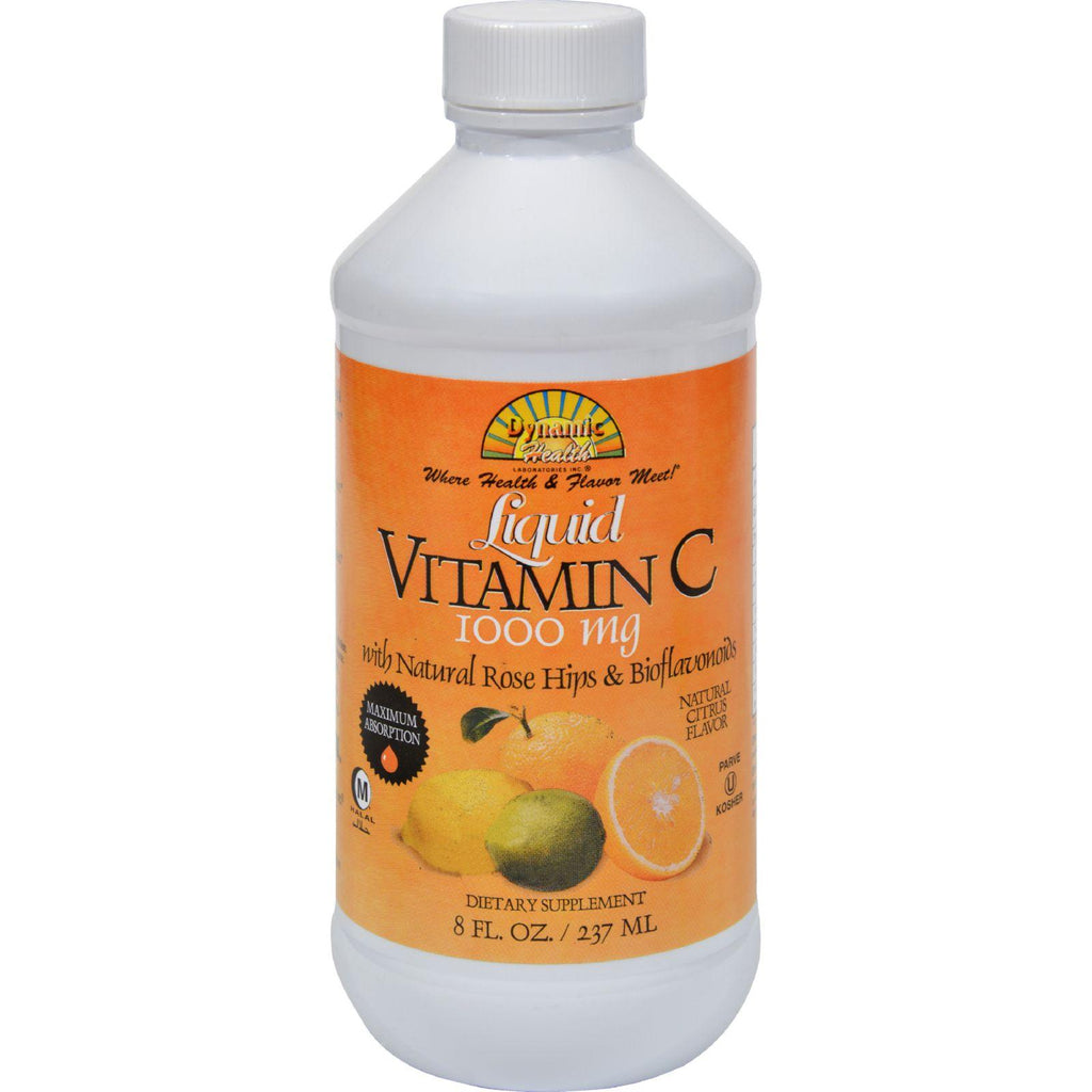 Dynamic Health Liquid Vitamin C Natural Citrus - 1000 Mg - 8 Fl Oz