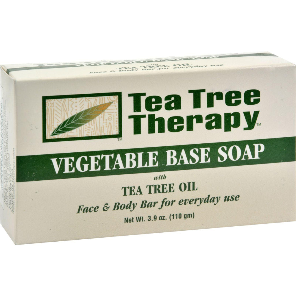 Tea Tree Therapy Vegetable Base Soap With Tea Tree Oil - 3.9 Oz
