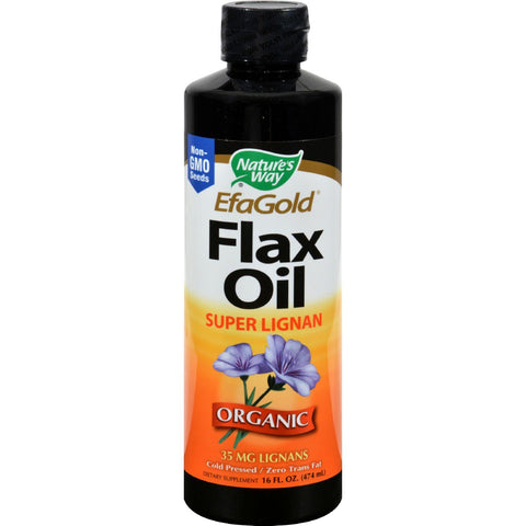 Nature's Way Efagold Flax Oil Super Lignan - 16 Fl Oz