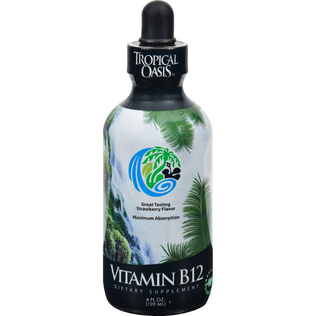 Tropical Oasis Vitamin B12 Dropper Strawberry - 4 Fl Oz