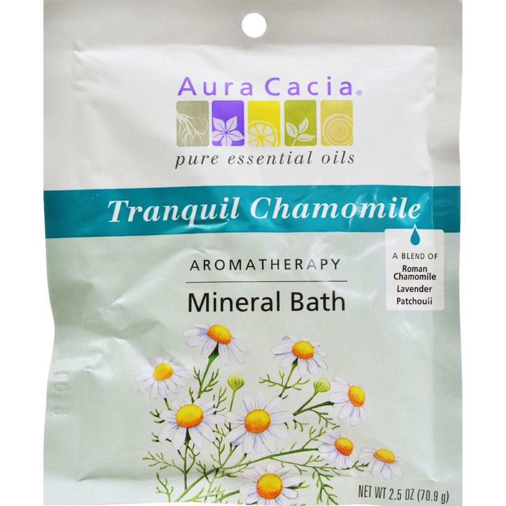 Aura Cacia Aromatherapy Mineral Bath Tranquility - 2.5 Oz - Case Of 6