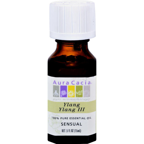 Aura Cacia Pure Essential Oil Ylang Ylang - 0.5 Fl Oz
