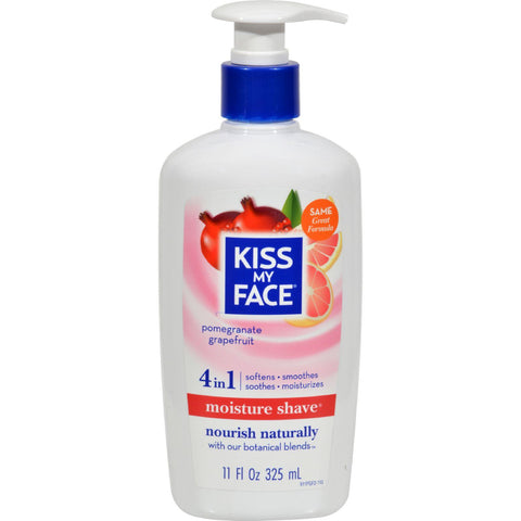 Kiss My Face Moisture Shave Pomegranate Grapefruit - 11 Oz