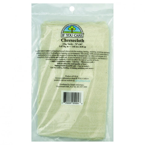 If You Care Cheesecloth - Unbleached - 2 Sq Yd