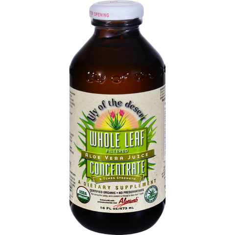 Lily Of The Desert Aloe Vera Juice Whole Leaf Concentrate - 16 Fl Oz