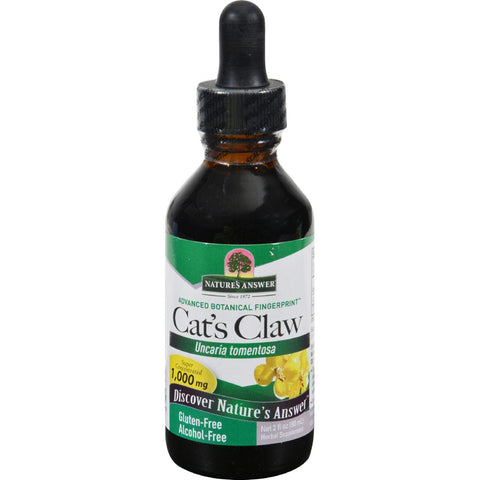Nature's Answer Cat's Claw Inner Bark Alcohol Free - 2 Fl Oz