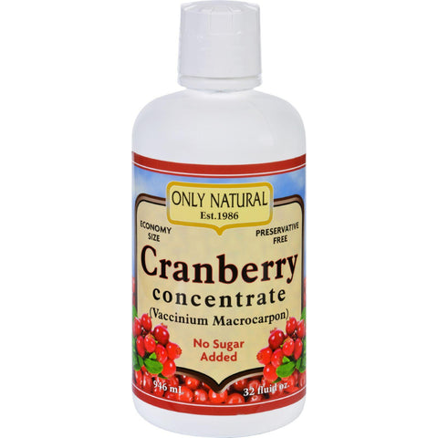 Only Natural Juice Concentrate - Organic - Cranberry - 32 Oz