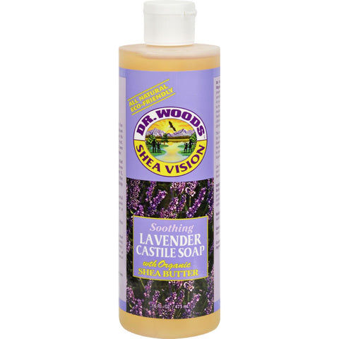 Dr. Woods Shea Vision Pure Castile Soap Lavender With Organic Shea Butter - 16 Fl Oz