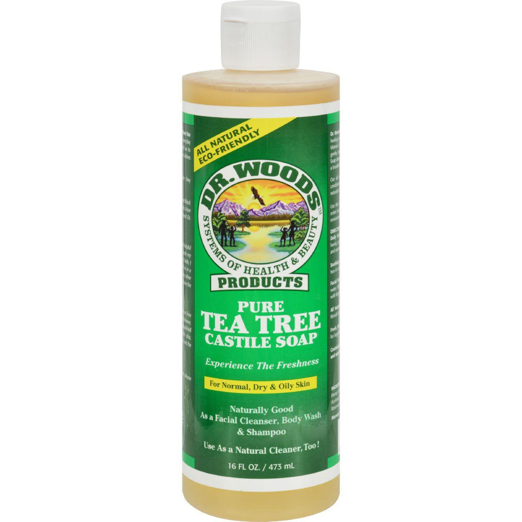 Dr. Woods Pure Castile Soap Tea Tree - 16 Fl Oz