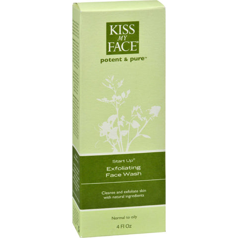 Kiss My Face Exfoliating Face Wash Start Up - 4 Fl Oz